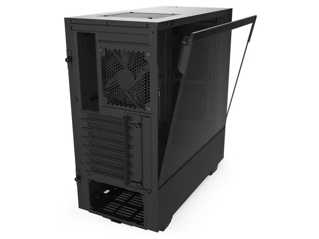 Diskon Besar Casing Komputer H510 Casing Menara Tengah RGB Hitam Elit Casing Gaming PC Menara Tengah
