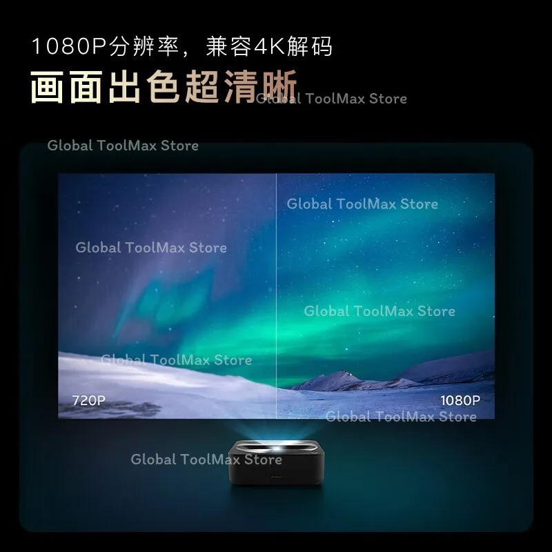 Home Ultra Short Focus Laser Projector Wall Mountable Close Range Projection Home Theater Device New Model