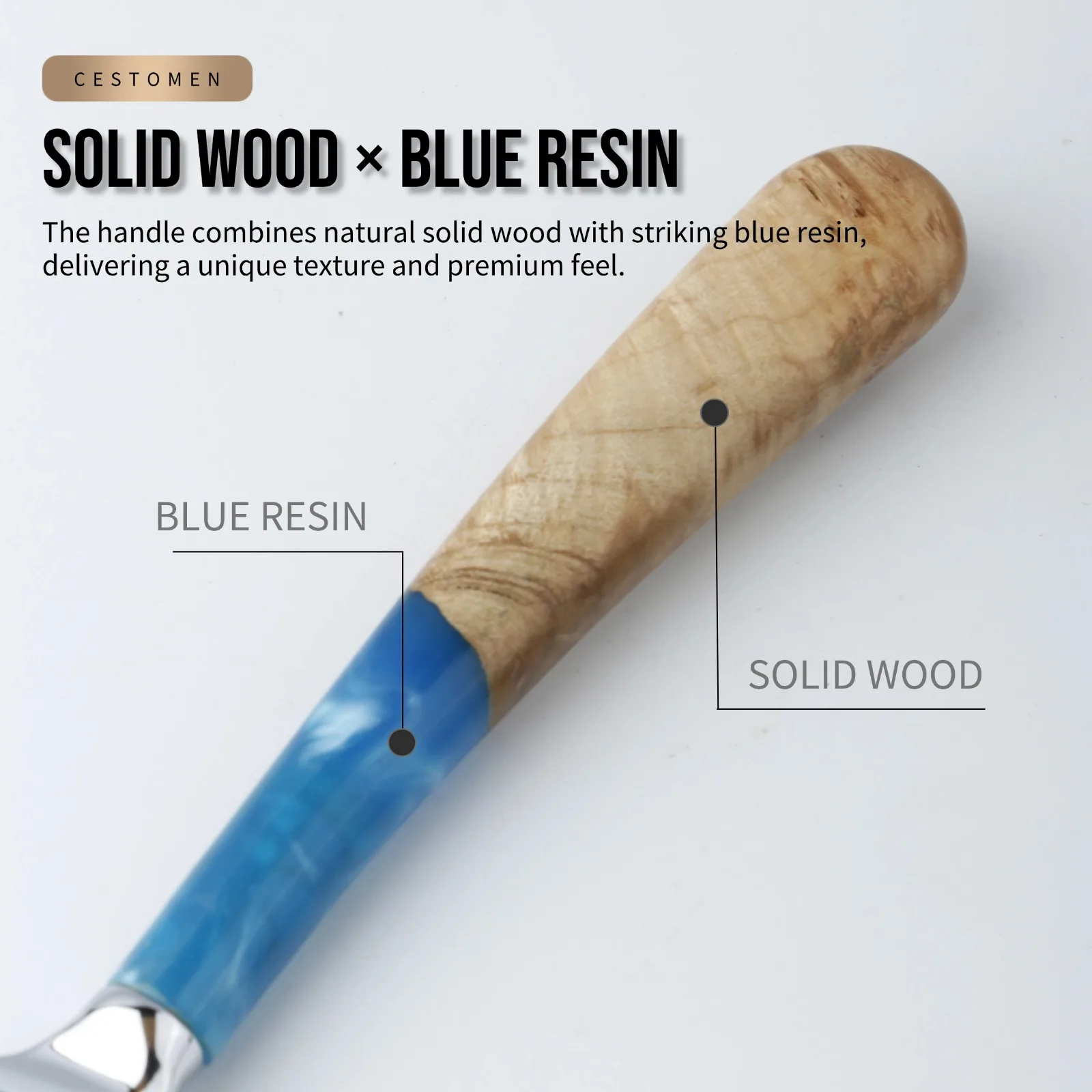 1Pcs Pro Resin Wood Handle Barber Thinning Straight Razor Manual Zinc Alloy Hair Removal Tools Beard Shaving Safety Razor Holder view 3