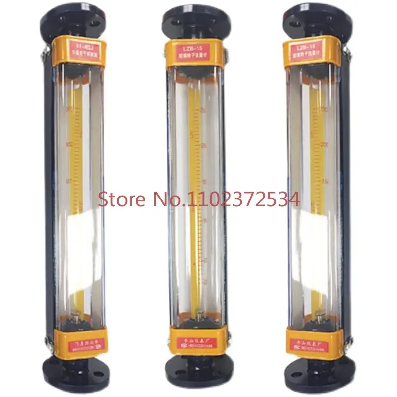 Customized LZB-25 glass rotameter LZB-15 LZB-40 LZB-50 gas liquid water stainless steel anti-corrosion