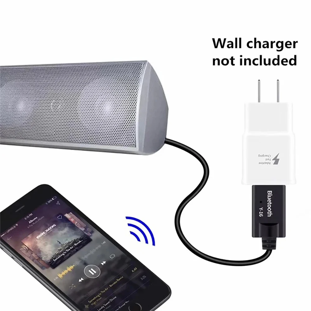 Автомобильный комплект аудиоприемника Bluetooth 5,0, разъем 3,5 мм, AUX, стерео музыка, USB-ключ, беспроводной Bluetooth-аудиоадаптер для автомобильного динамика