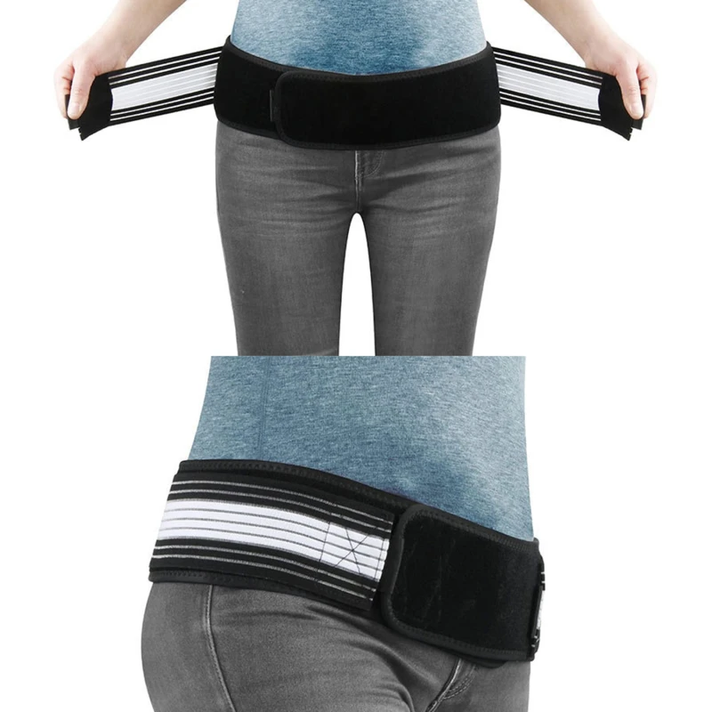 New Support Lumbar Hip Belt Relieve Sacroiliac SI Joint Pain Pelvic Lower Back Massager Postnatal Girdle for Pregnant Women