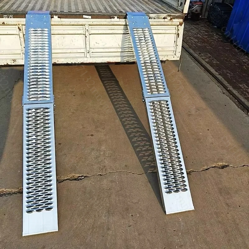 Folding Extended Loading Ramp Climbing Ladder for Truck Trailer Loading Unloading