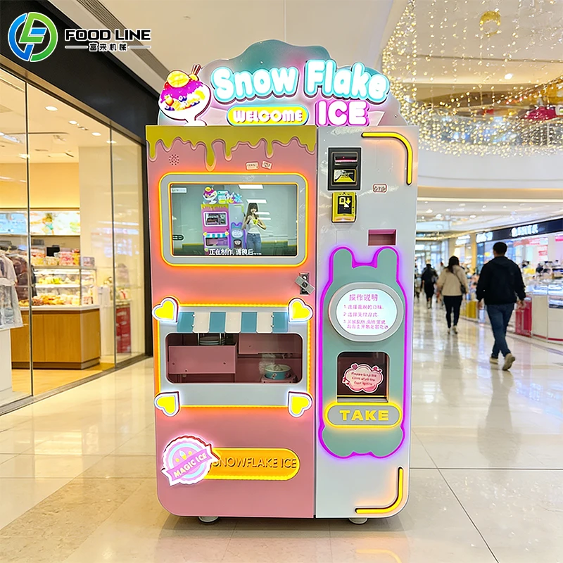 Commercial Automatic Frozen Drink Vender High Capacity Slush Smoothie Granita Dispenser Custom