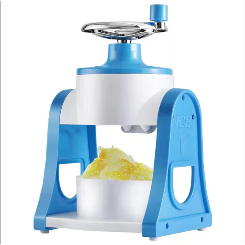 Hand Shaved Ice Machine Manual Fruit Smoothie Machine Mini Household Small Ice Crusher