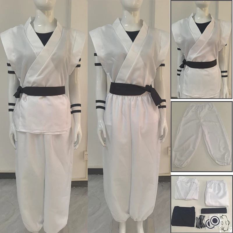 Ryomen Sukuna Cosplay Costume Jujutsu Kaisen Anime Kimono Outfit Full Set Tatto… - Image 3