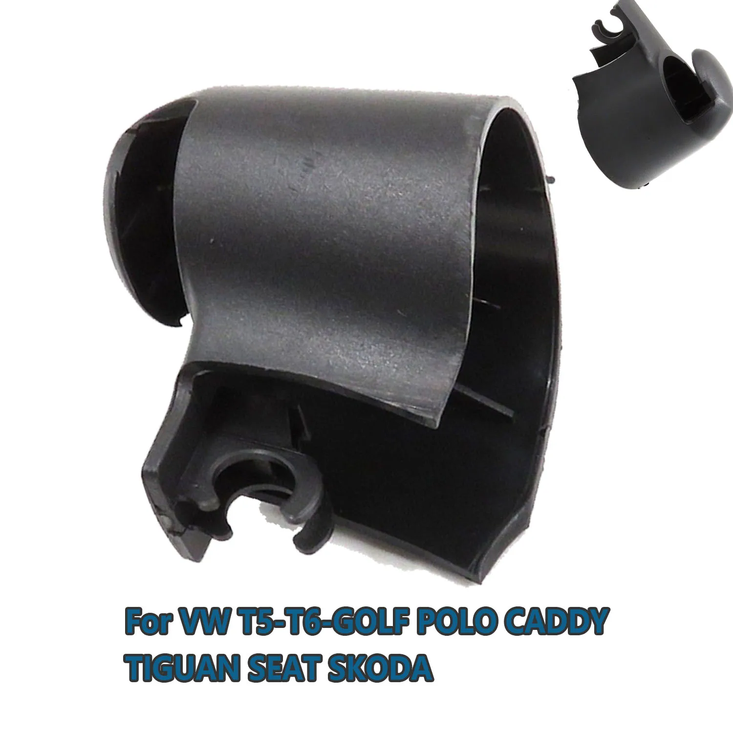 Image of 6q6955435d Ersatz für die Heckscheibenwischerabdeckung für VW T5 T6 Golf Polo Caddy Tiguan Seat Skoda, Abdeckkappe für den Heckscheibenwischerarm, Autoteil