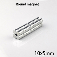 10/20pcs 10mm x 5mm/8x2mm Disc Magnets for DIY Projects, Tools, Office and Home Organization