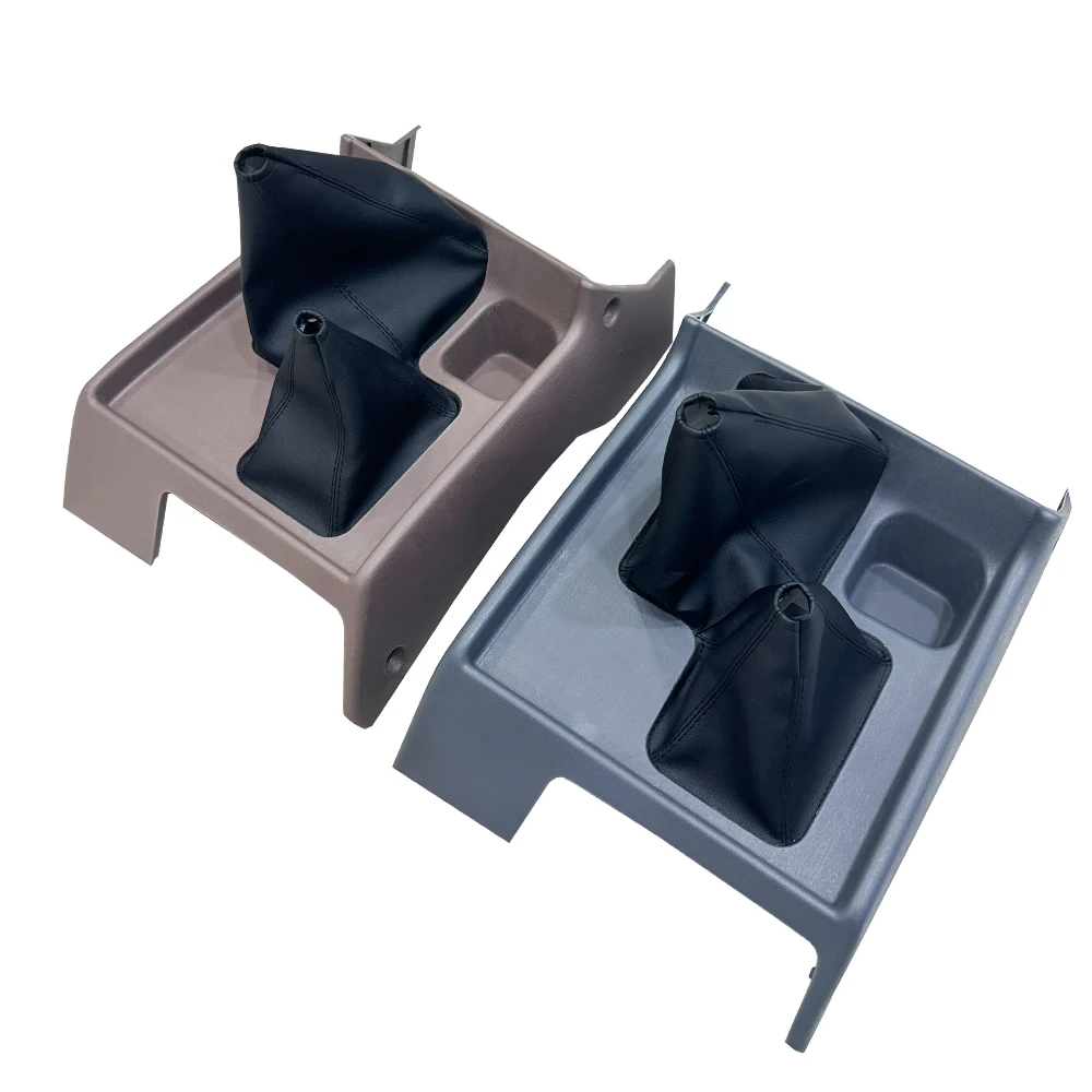 Gray/Beige Gear Shifter Panel Cover Replacement for to yota Land Cruiser 80 LC80 Accessories 1995-1997
