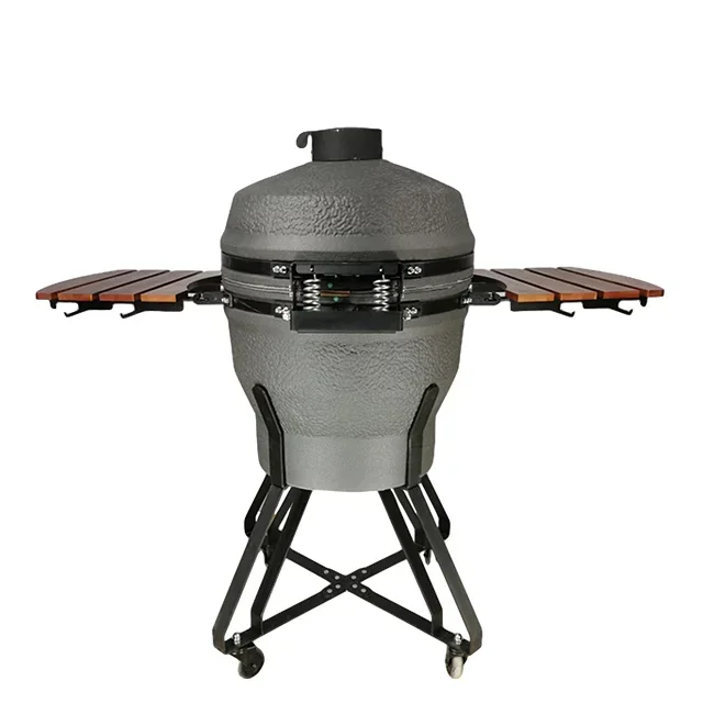 2023 new style  BBQ kamado ceramic grill 22 inch for outdoor using