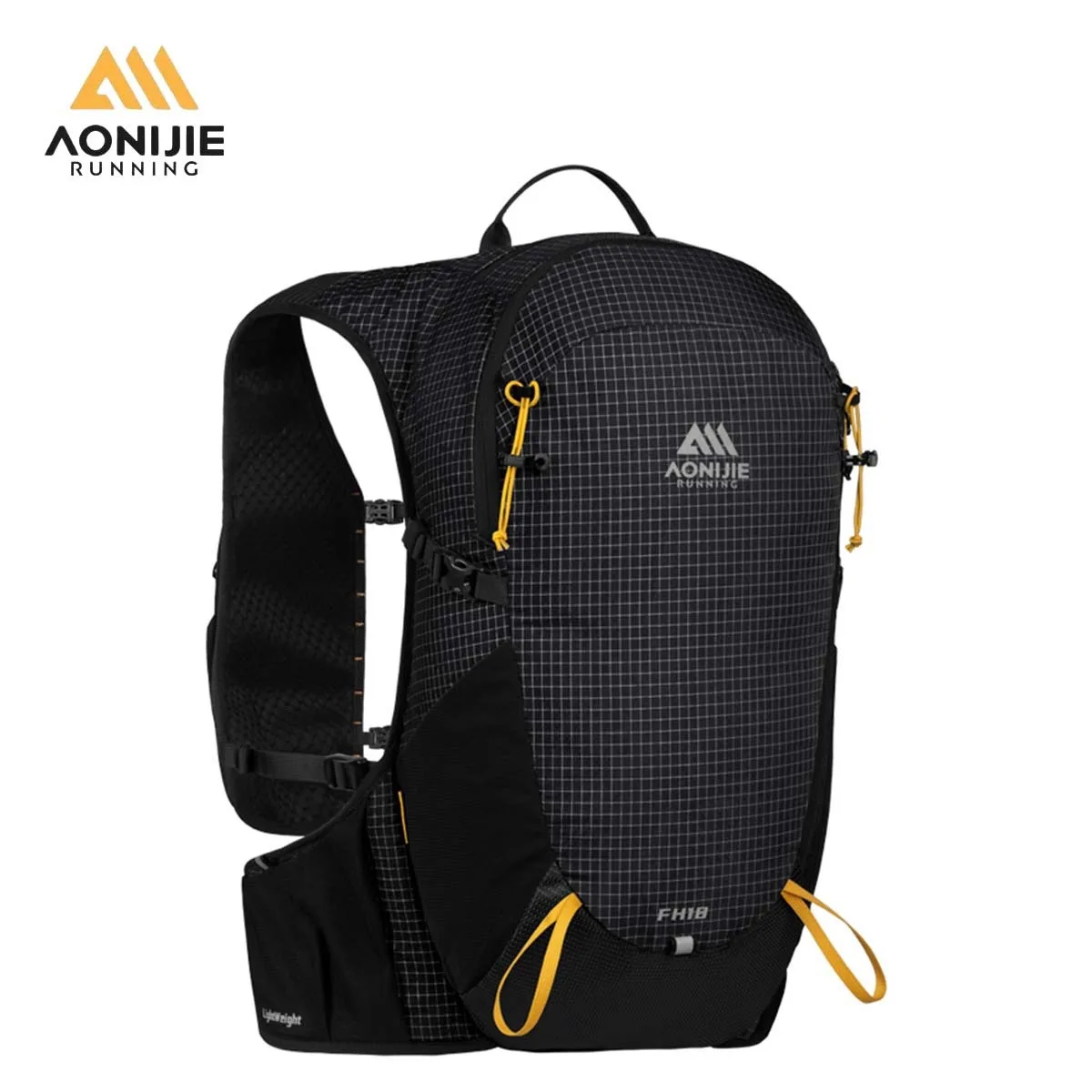 AONIJIE FH2518 18L рюкзак для бега, жилет для гидратации, дышащий водонепроницаемый рюкзак для пеших прогулок по бездорожью, велоспорта, гонок, марафона