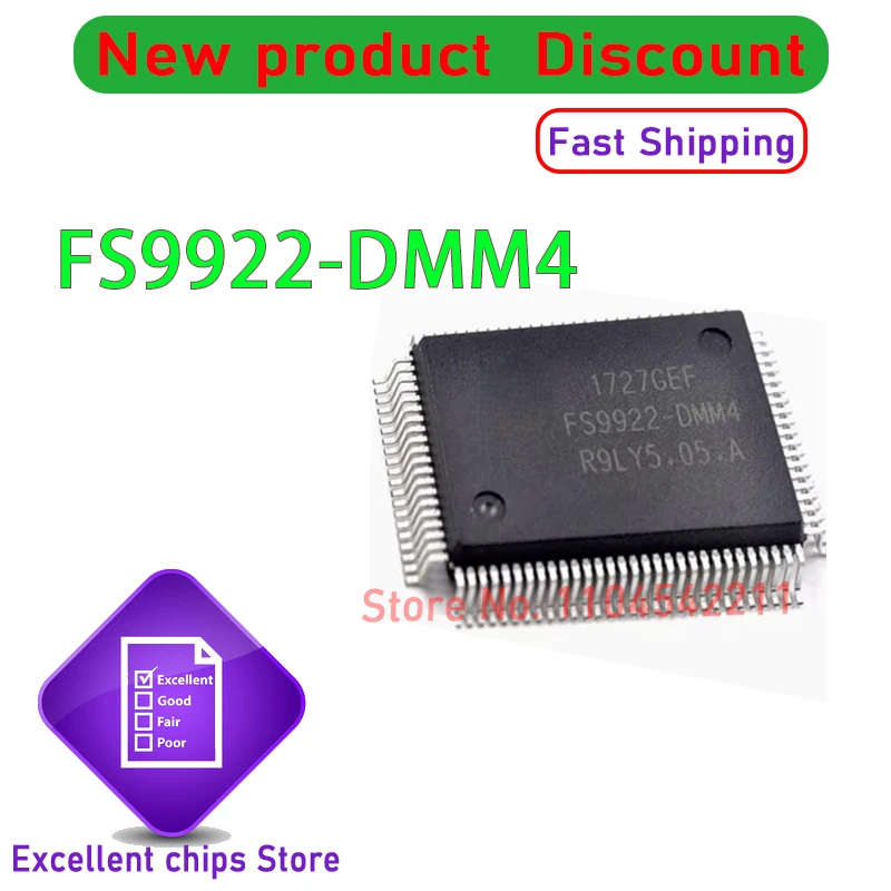 FS9922-DMM4 1~10pcs/lot FS9922-DMM FS9922 DMM4 QFP-100 In Stock