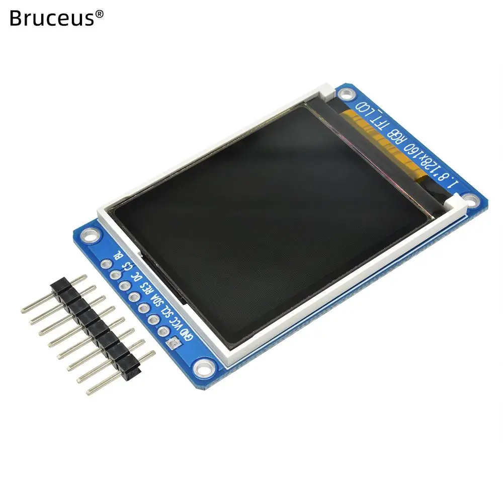 Imagem -03 - Fonte de Alimentação Oled para Arduino 1.8 Polegada Tft 128x160 Módulo de Exibição Spi Substituir Colorido St7735s 3.3v