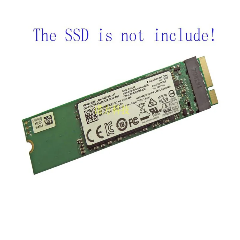 M.2 NGFF SSD - 2012 버전 A1418(EMC:2544) A1419 SSD 어댑터 카드