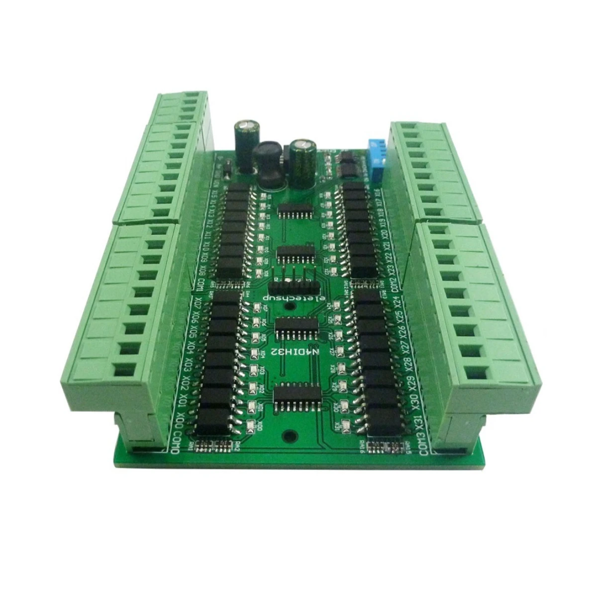 N4DIH32 N4DIM32 DC 12V 24V PLC Switch Quantity Acquisition Board 32ch PNP NPN Isolated Digital Input RS485 Modbus Rtu Controller