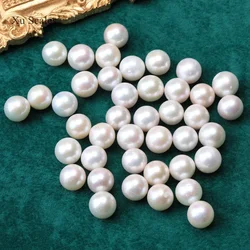 100% Natural Freshwater Edison Round Pearl 11-12mm Bright Aurora White Loose Pearl DIY Pendant Rings Available for Wholesale