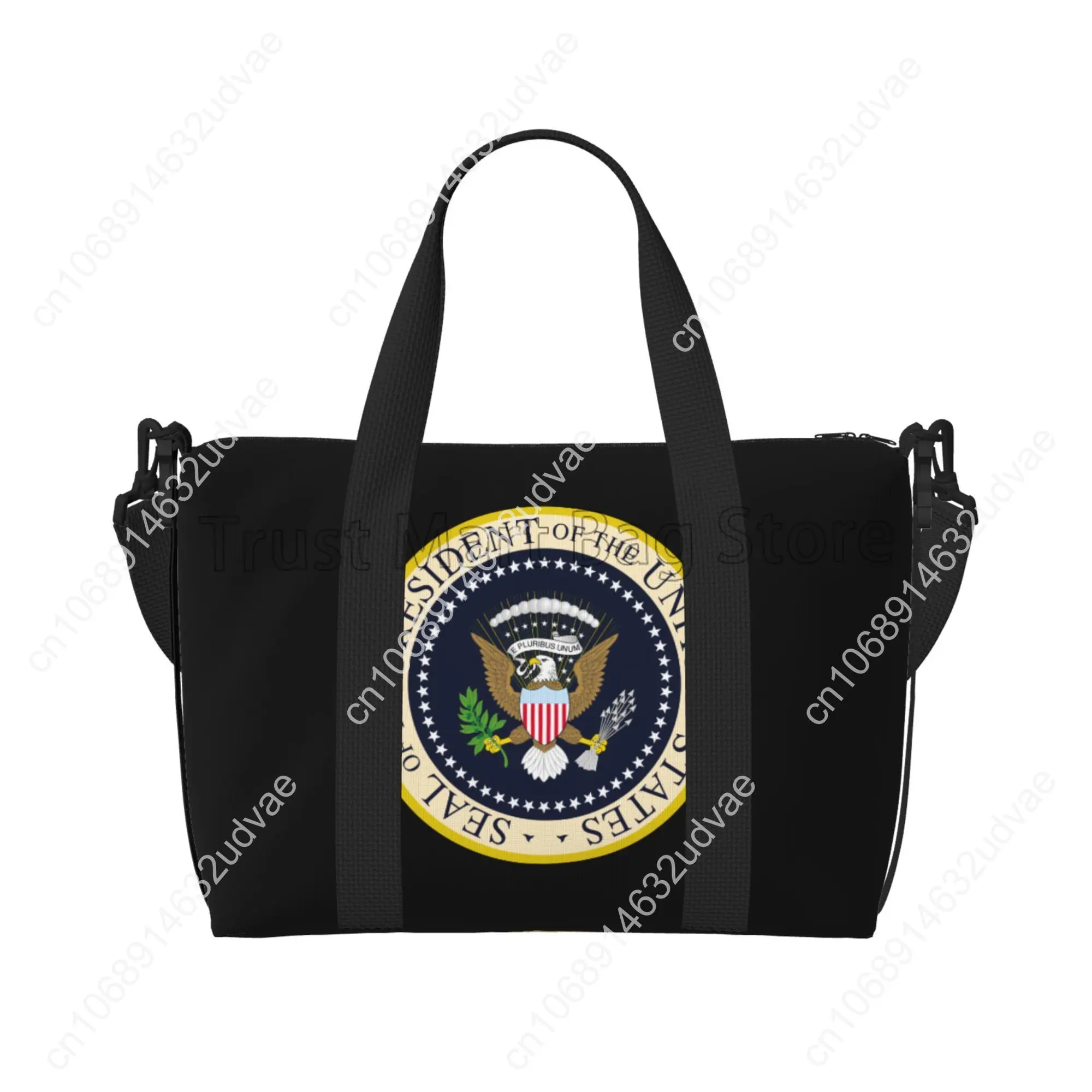Seal of The President of The United States Print Travel Duffel Bag Unisex Personalized Weekender Bag Sports Yoga Gym Tote Bags