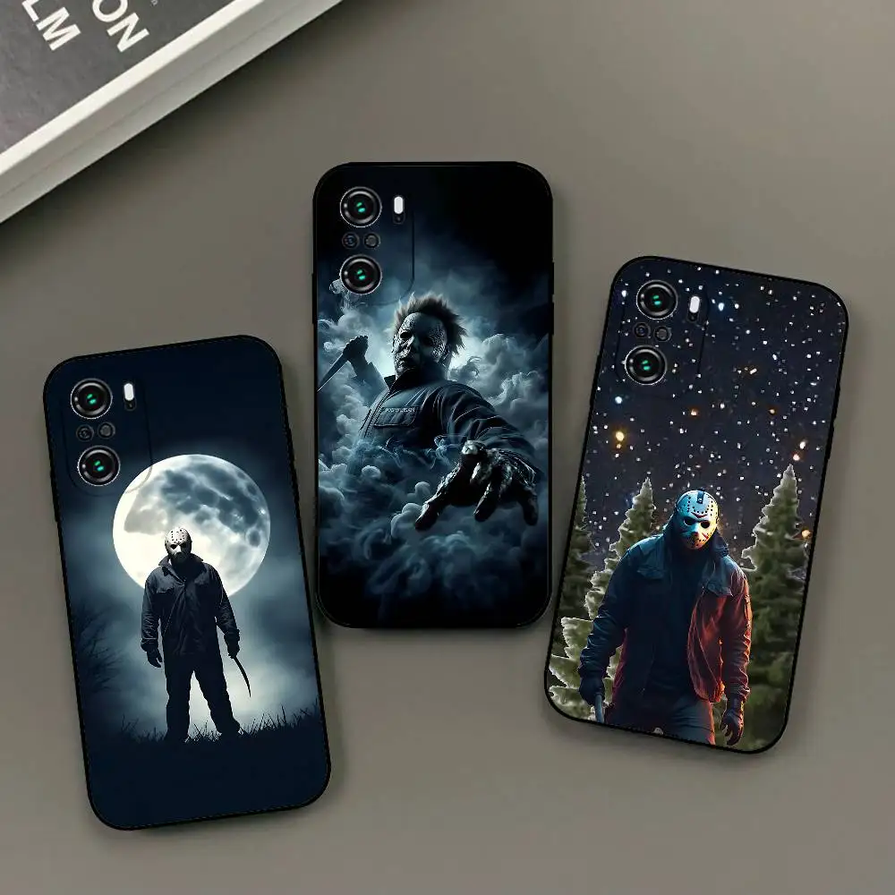 

Jason Voorhees Phone Case Black Phone Case For Xiaomi 11 12 Redmi Note 11 5G 8T 9A 9 10T Note8Pro Note9 12S Ultra