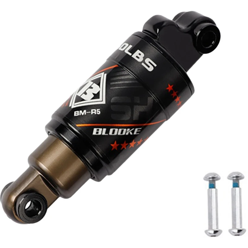 BLOOKE Bicycle Hydraulic With 2Screws BM-R5 Bicycle Rear Shock Absorber 125Mm 750Lbs