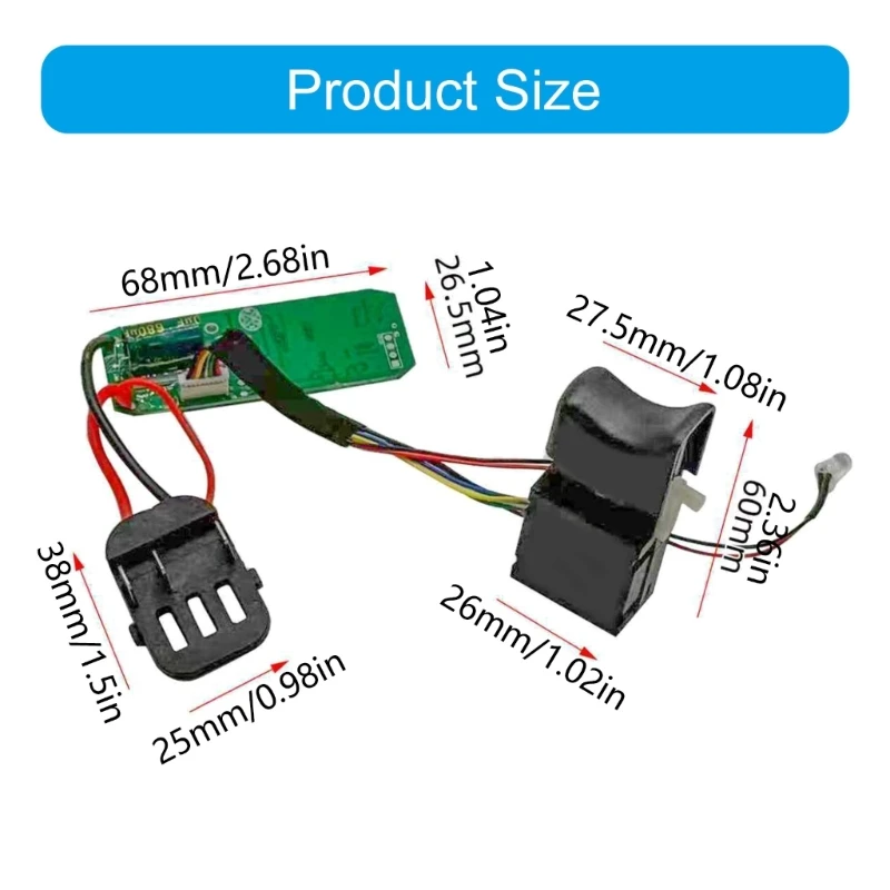  Metal Plastic Construction Drill Control Board Switches Assembly for Durability