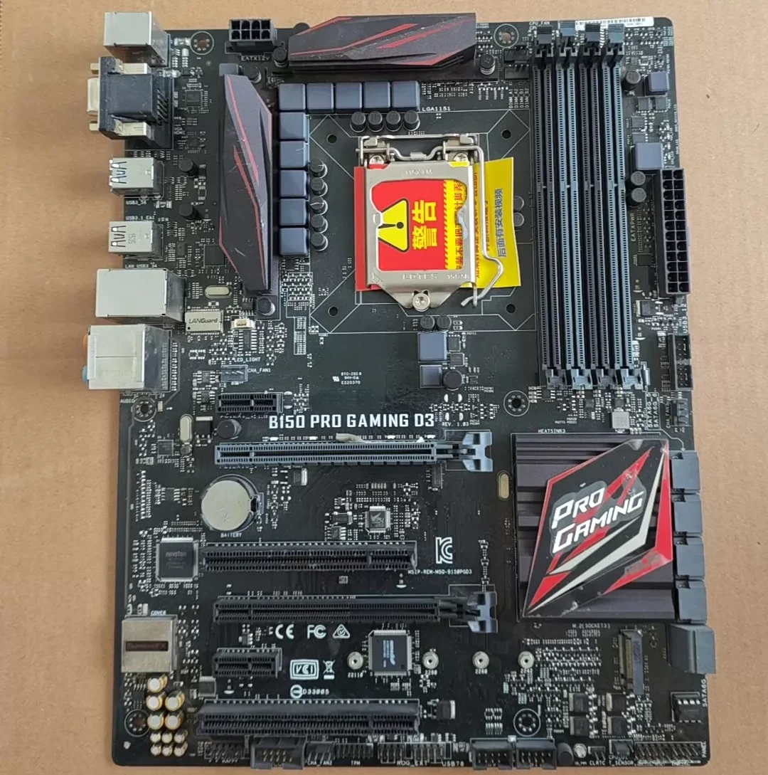 For ASUS B150 PRO GAMING D3 Motherboard 64GB LGA 1151 DDR4 ATX B150 Mainboard 100% Tested OK Fully Work