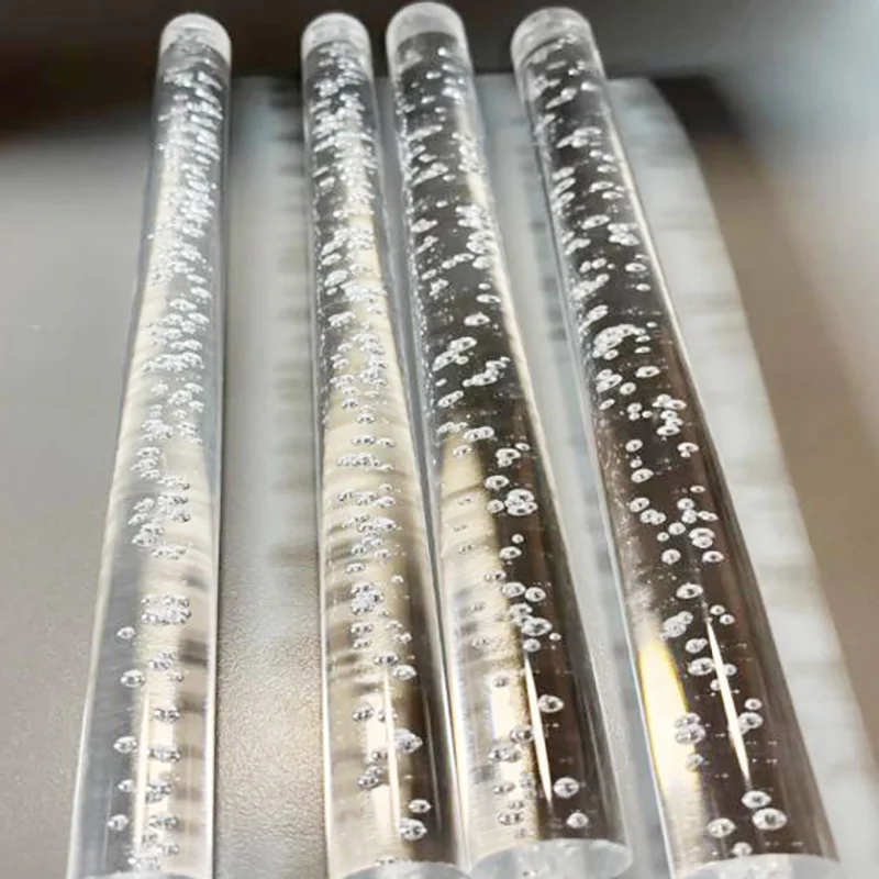 1PC Clear Acrylic Bubble Rod Perspex Bars