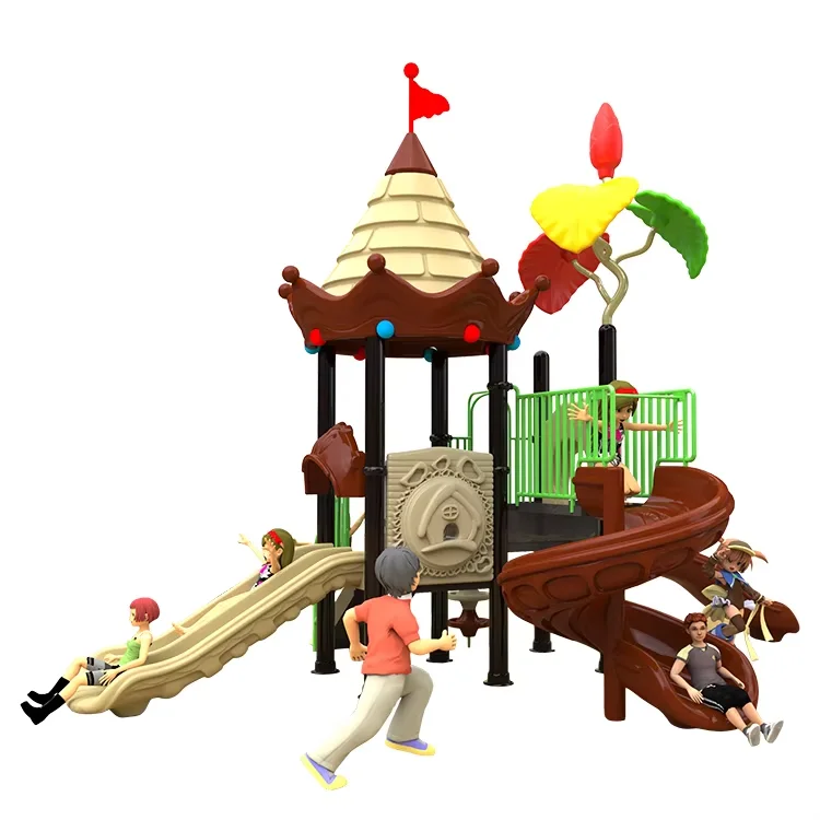 Commercial Playhouse Slide Equipment Kids Toddler Outdoor Playground for Children Play Set