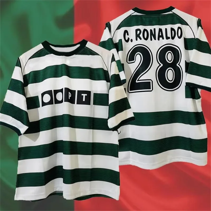 New T-Shirts The 2024 Football Jersey Ronaldo Commemorative O-Neck Digital 3D Printed Street Tracksuit for Men Boys