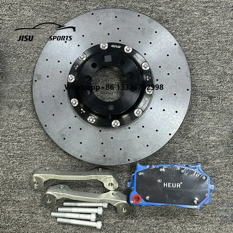 

Carbon Car Brake Disc Front 440mm Rear 370mm Ceramic Brake Rotor for Audi‘ S6 S7 C7 RS5 RS6 RS7 RS8 2018-2024