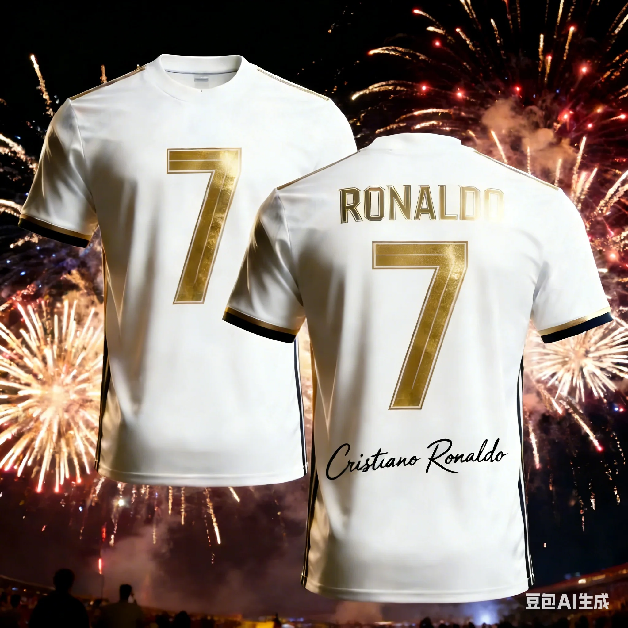 Camiseta Conmemorativa para Fanáticos del Fútbol con Diseño de Inteligencia Artificial ChatGPT, Número 7, Secado Rápido y Transpirable