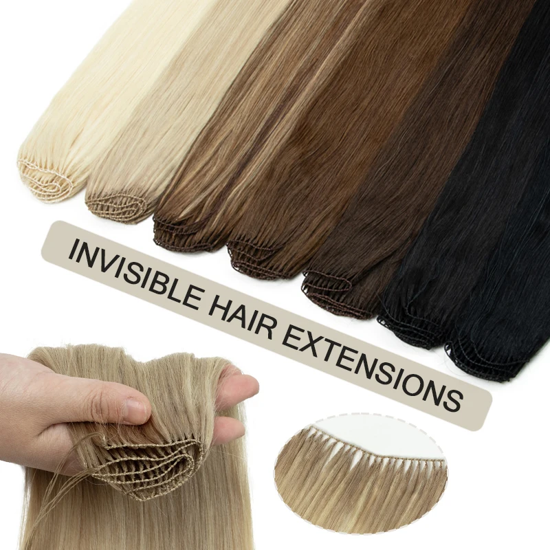 غير مرئية ريشة وصلات شعر شعر الإنسان ريشة تلميح حزم الشعر خياطة طبيعية في ميكرورينج لحمة شعر 40 سنتيمتر 100 السواحل