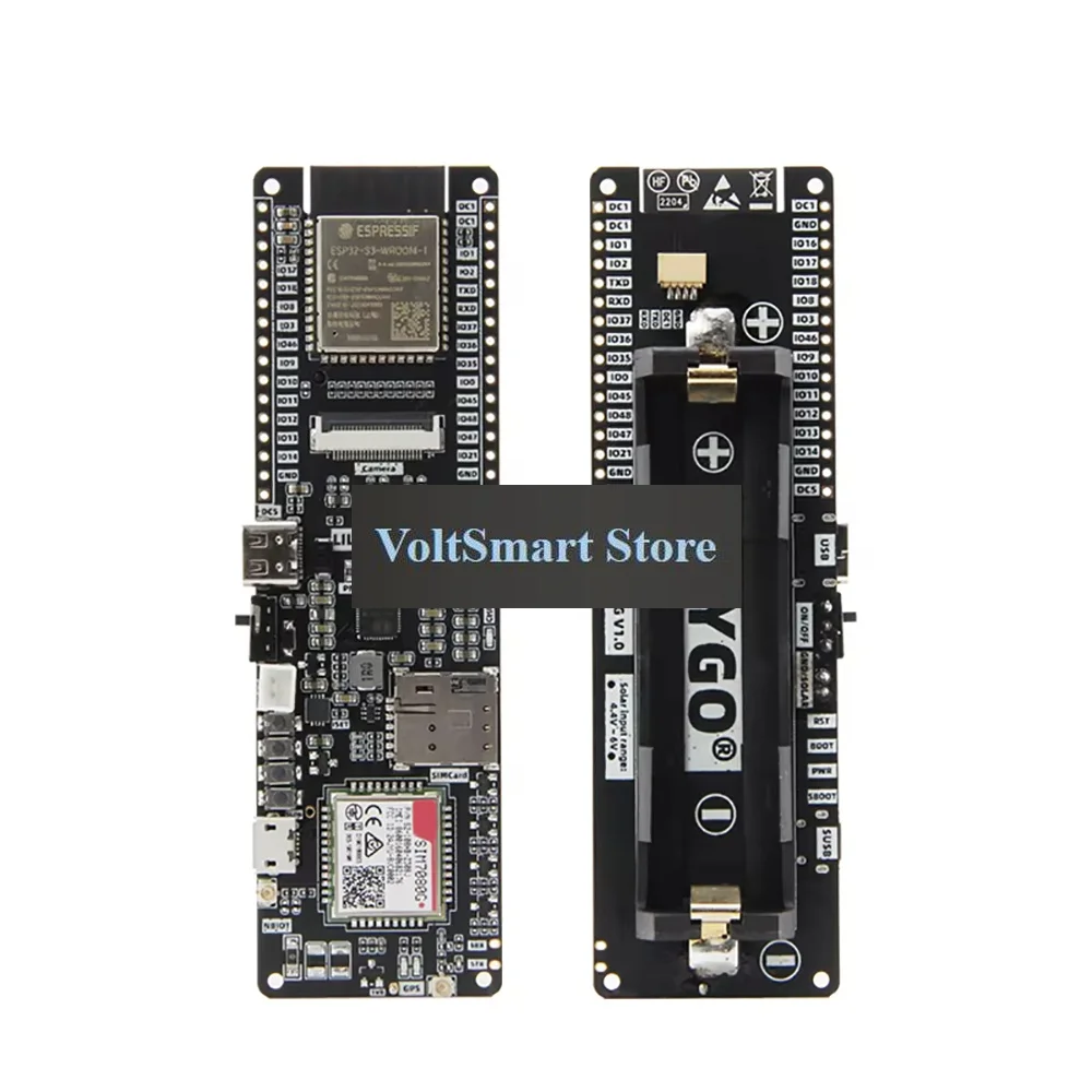 VoltSSIM7080G Multi-Band CAT-M NB-IoT Dual Mode Module ESP32-S3 TF Card PMU Development Board With GPS LTE Antenna