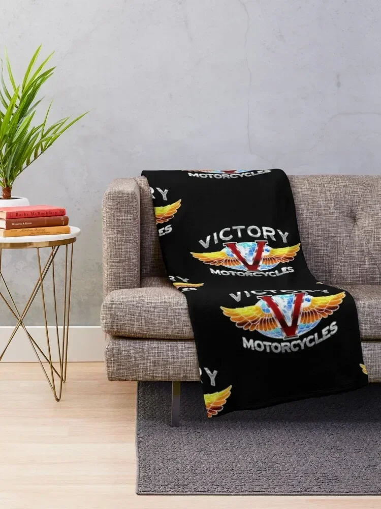 Victory Motorcycles Throw Blanket Loose Weighted Hair Blankets