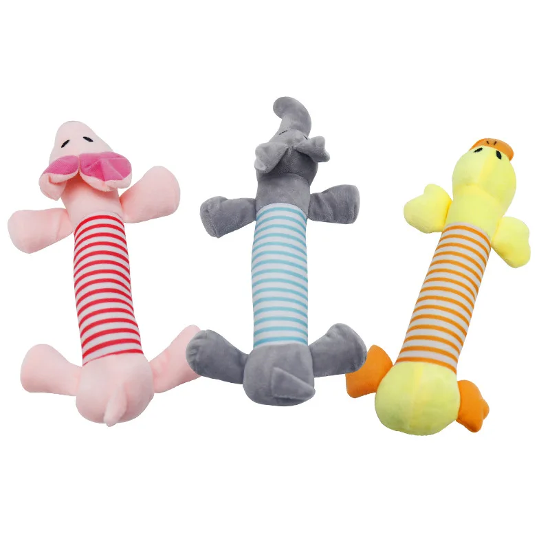 Pet Dog Toy Squeak Plush Toy For Dogs Supplies Fit for All Puppy Pet Sound Toy Funny Durable Chew Molar Cute Toy Pets Supplies