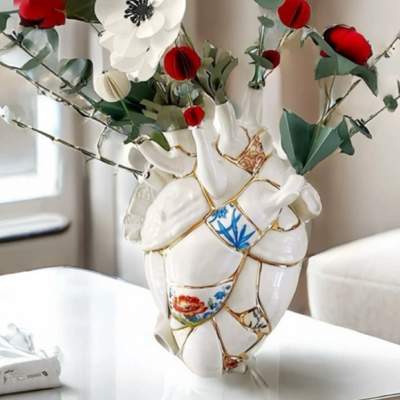 Ceramics Vases Unusual Shape Vase Table Center Luxury Aesthetic Flower Bottle Elegant Wedding Centerpiece Decorative Flowerpot