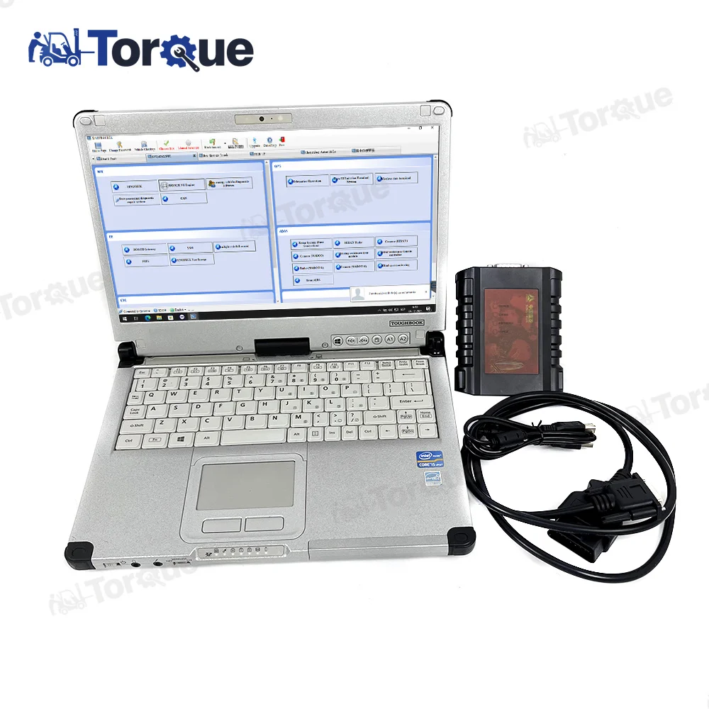 

for Sinotruck Diagnostic Tool common+Thoughbook CF C2 laptopne For Sinotruk EOL OBD DENSO Heavy Duty Truck Diagnostic Kit