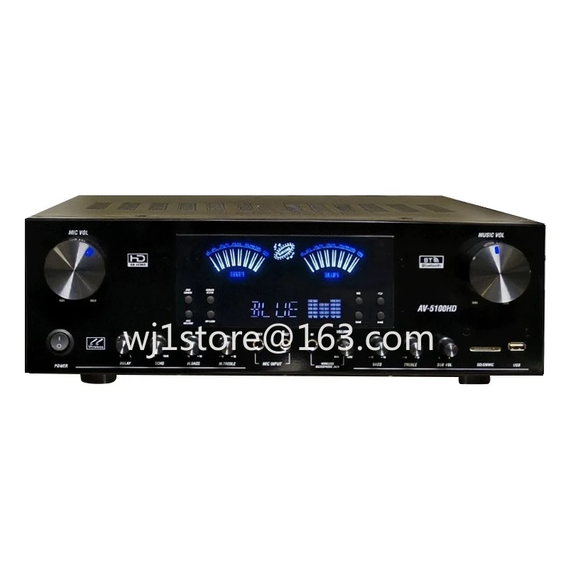 5.1 High-power Bluetooth power amplifier, subwoofer stage audio KTV karaoke machine for home use