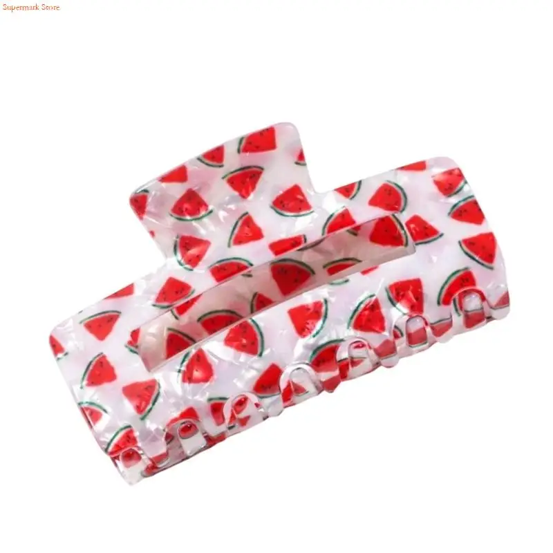 Q5WE Lemon Hair Claw Clamps odporny na poślizg PRZEWODNIK DO KOBIET DZIEWCZYNY Sezonowe zużycie imprezowe