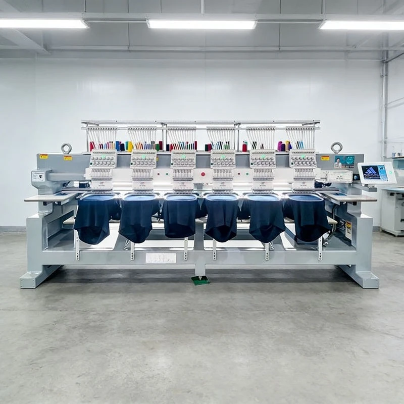 Single Head Embroidery Machine 15 Needles Automatic Sewing Machine Touch Screen Custom Logo Cap T-Shirt Hoodie Shop Craft