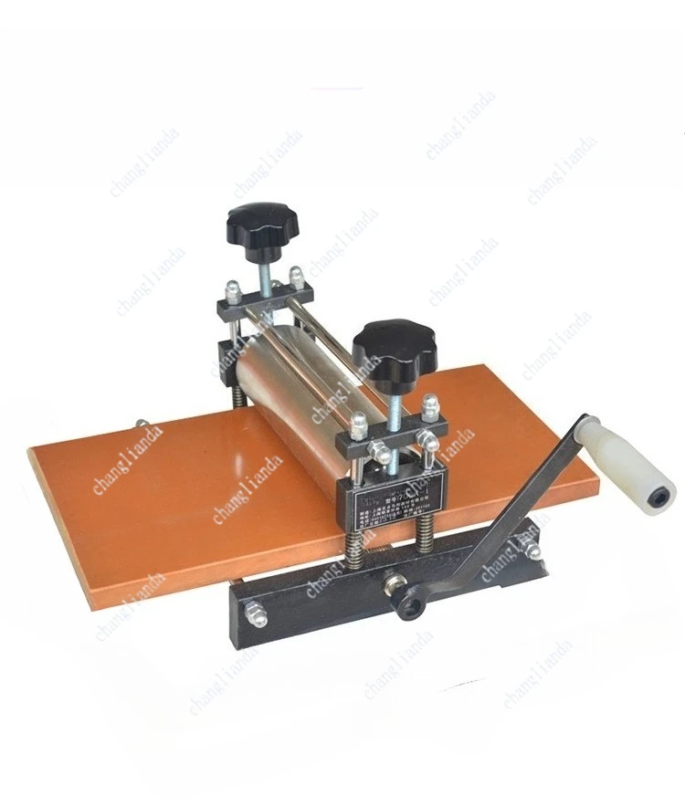 Printmaking Rubbing Machine Letterpress Gravure Rubbing Copper Print Tool Set 17x35cm Small Woodcut Printmaking Rubbing Machine