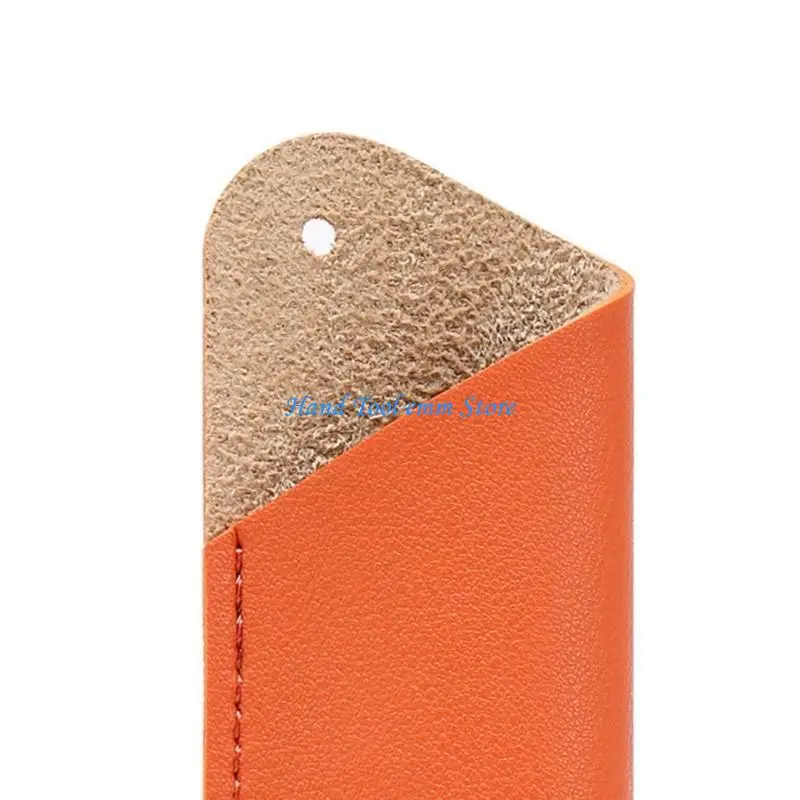 H37F PU Leather Pen Case Holder Sleeve Fountains Pen Protective Sleeve Cover