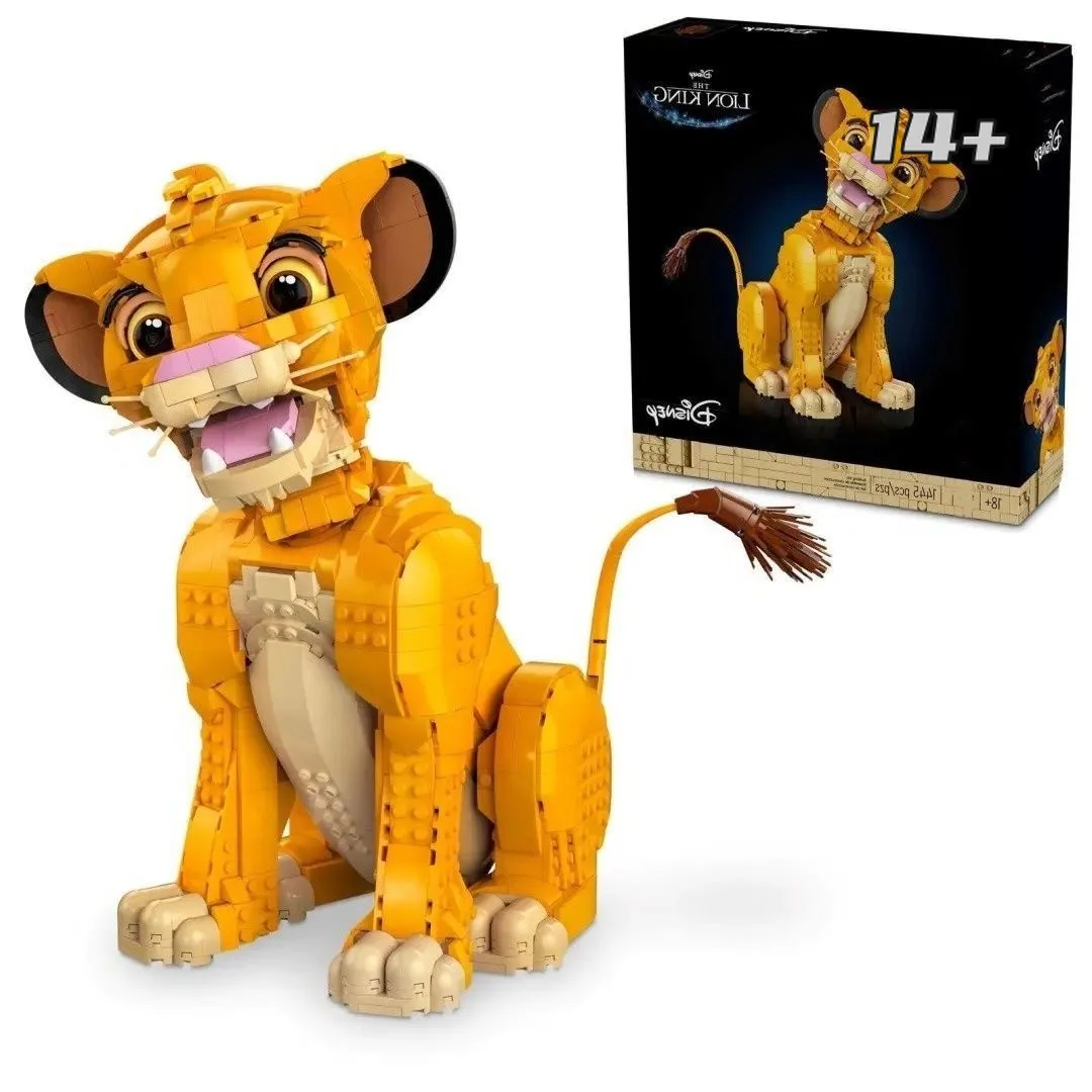 

Детальный набор игрушек-конструкторов Disney Innovative 43247 «Король Лев» — Симба, настольное украшение, сувениры для вечеринок для мальчиков и девочек