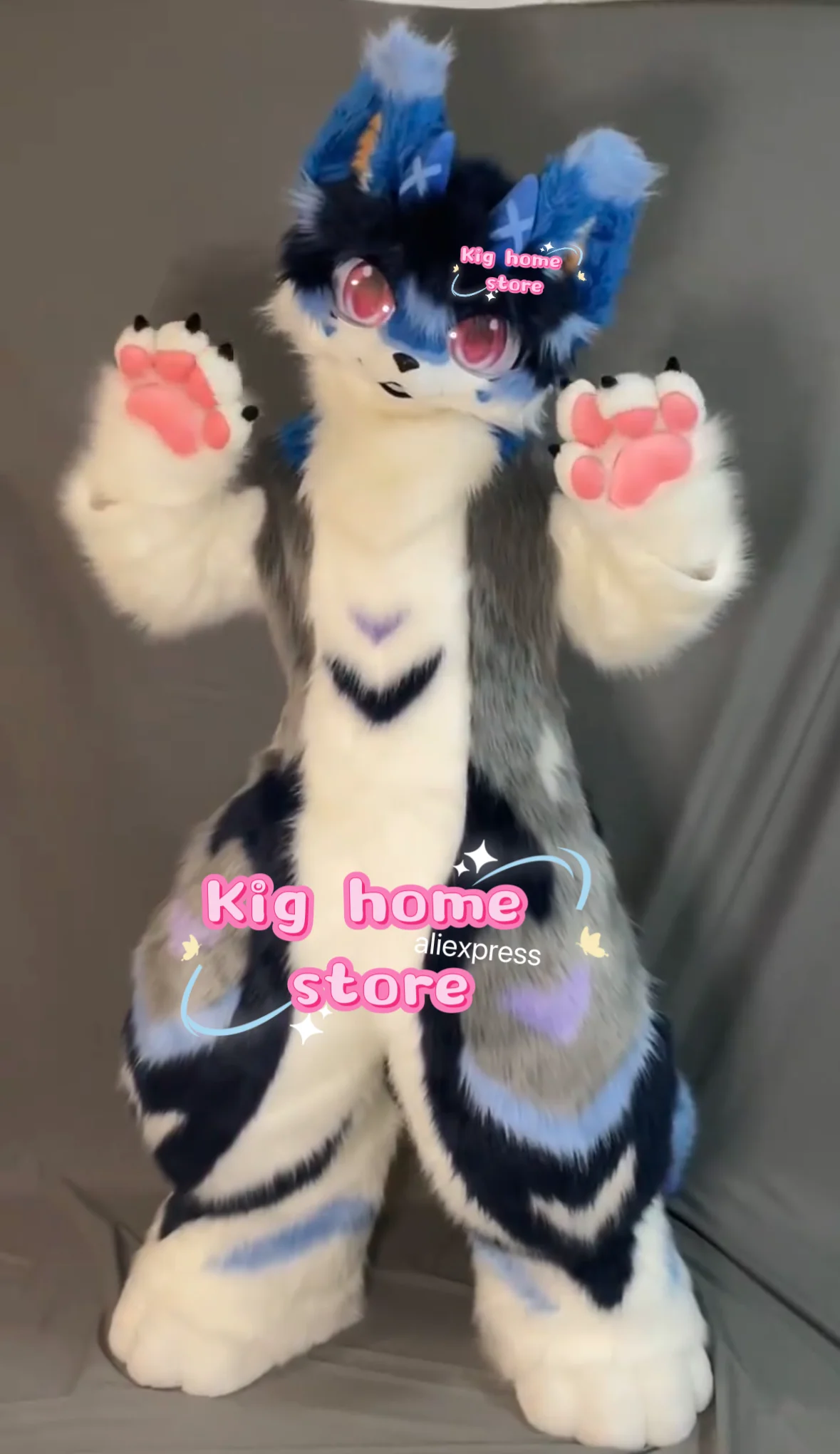 Animal Suit Fursuit Wearable Furry Cute Furry Cosplay Costume Furry Suit Full Set Of Genuine Handmade Comic Show Cute Cartoon