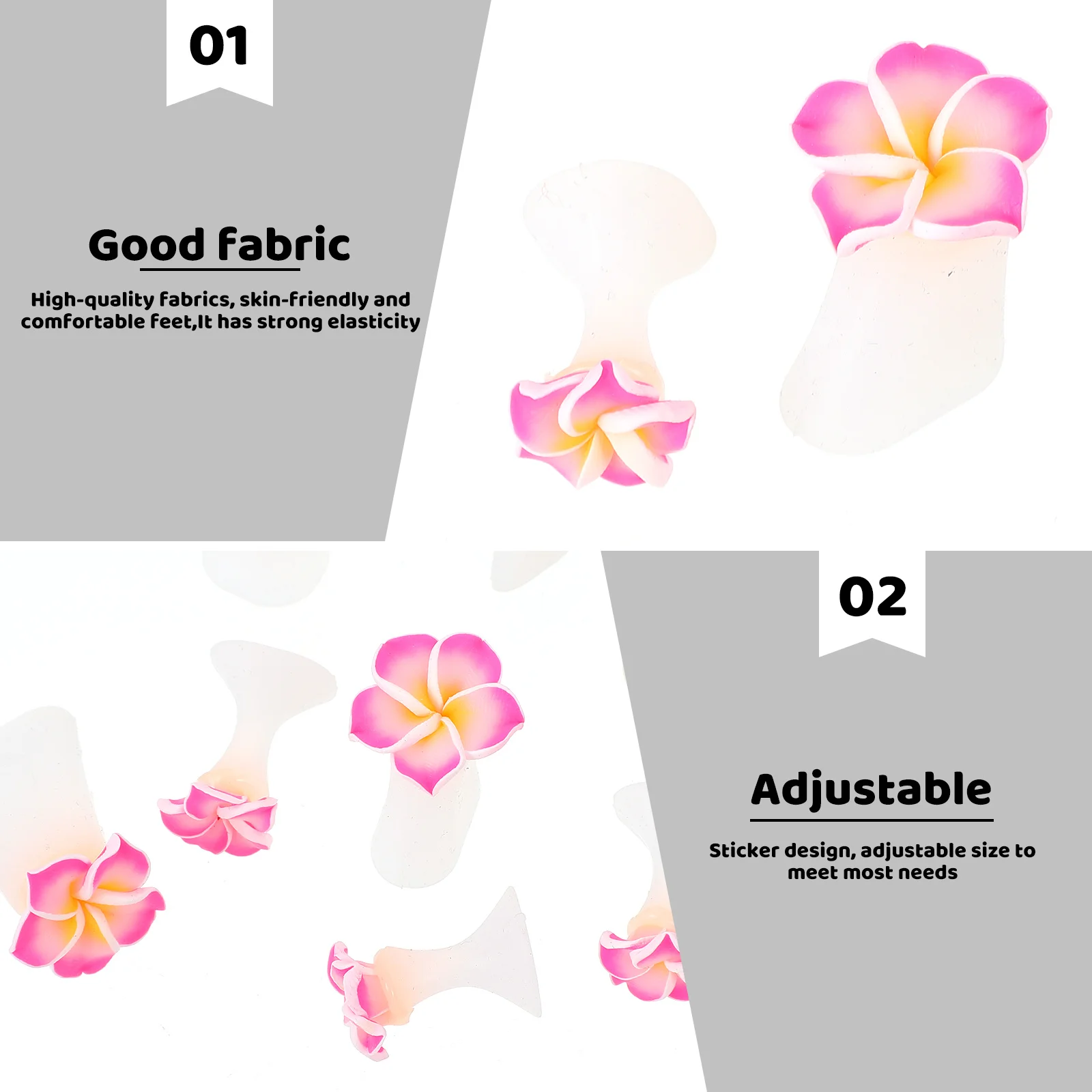 

Cute 32pcs Silicone Toe Separators for Pedicure Nail Art Manicure Soft Toe Protector Divider Tools Spacers Women Accessories