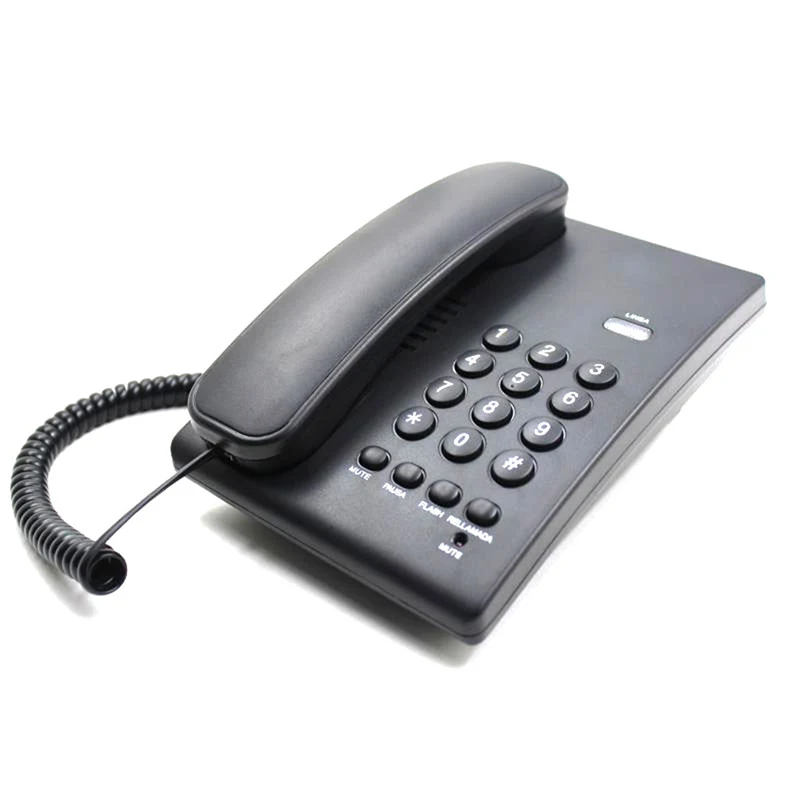 Desktop Corded Phone Multi Function Telephones Landline for Hotel Home, with Lightning Protection, Adjustable Ringtone