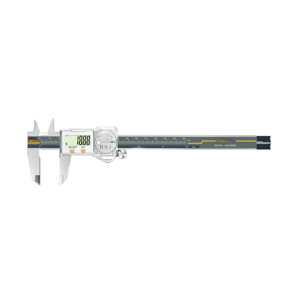 

150mm Stainless Steel Digital Electronic Vernier Caliper with IP67 Waterproof and Absolute Origin System for Accurate Use