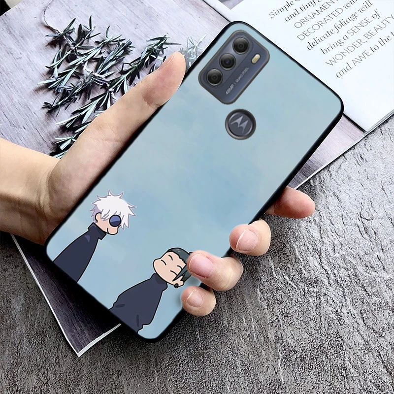 

Satoru Gojo Jujutsu Kaisen Phone Case For Moto Edge 50 40 Pro Edge 40 30 Ultra Neo Fusion G Power G Stylus G Play E32 E20 E40