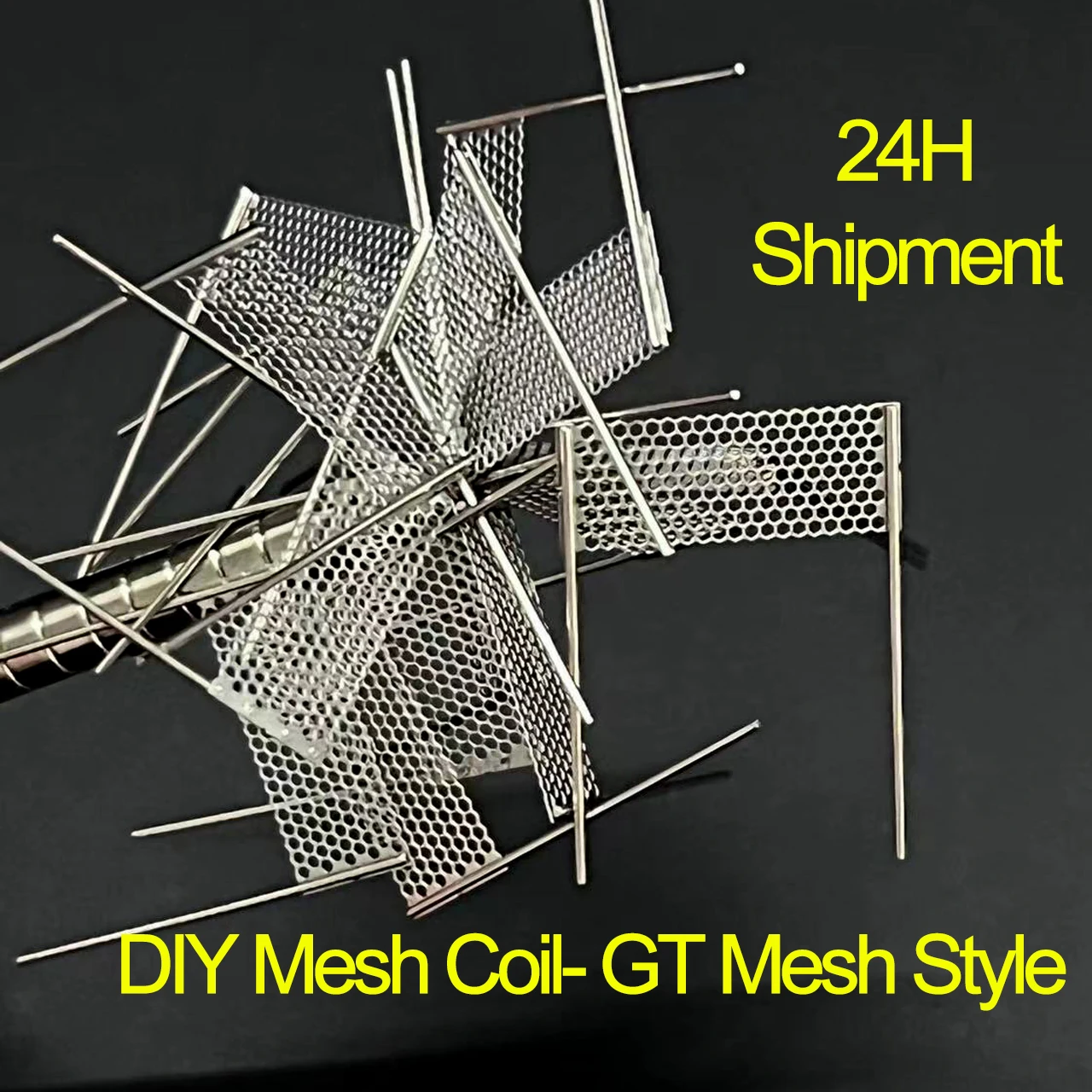 10/20/30/50pcs Rebuild Mesh Coils L Cotton for GT Mesh 0.18ohm KA1 Meshed Wire Resistance DIY Hand Tool Set