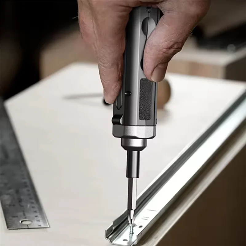 

PORK-Electric Screwdriver Mini Cordless USB Rechargeable Precision Electric Screwdriver High Torque Repair Tool Forphone Watch L