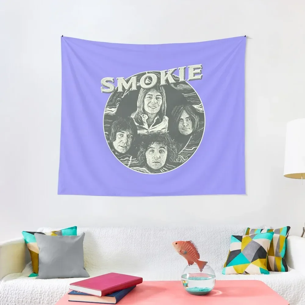 

Smoke Band Smokie Tapestry House Decoration Room Aesthetic Tapestry